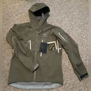 Arc'teryx Army Green Windproof/Waterproof Fleece Mens Large